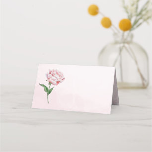 Pink Peony Place Cards