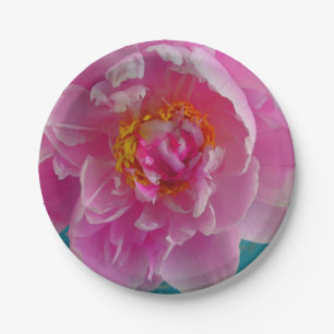 Pink Peony Plate