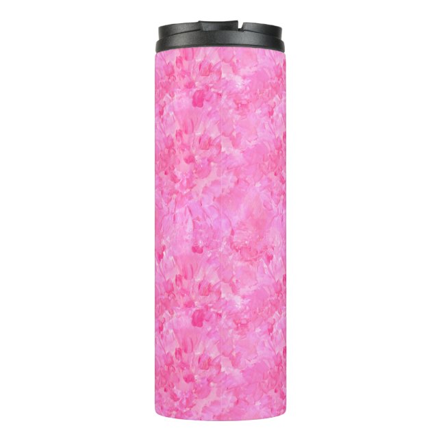 Pink Peony Thermal Tumbler (Back)