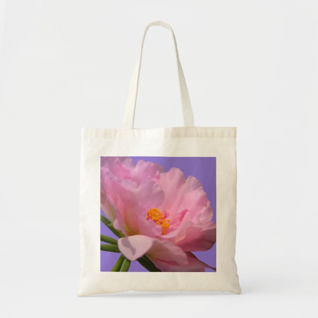 Pink Peony Tote Bag (Front)