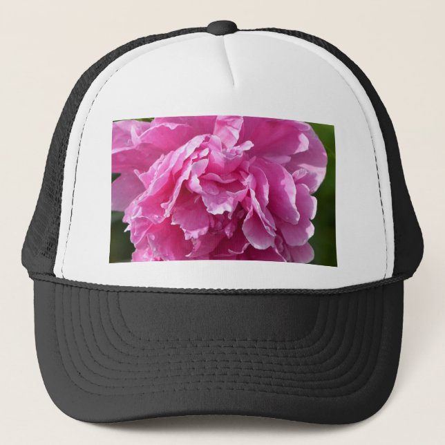 Pink Peony Trucker Hat (Front)