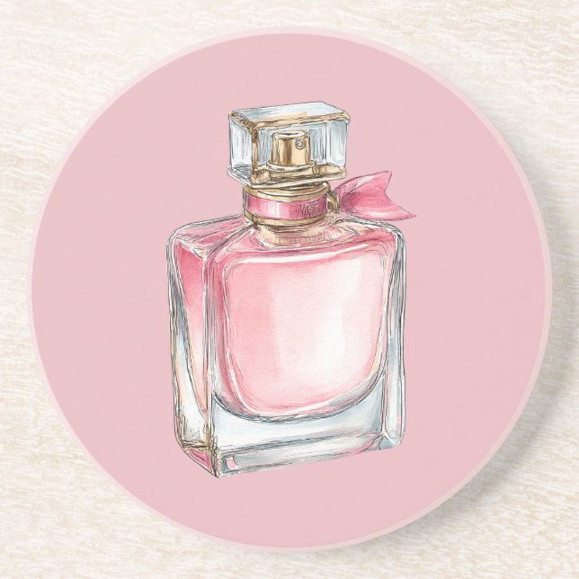 Pink Perfume Coaster (Front)