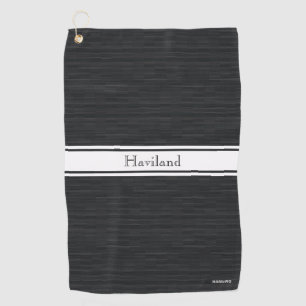 Pink Personalised Golf Towel HAMbWG