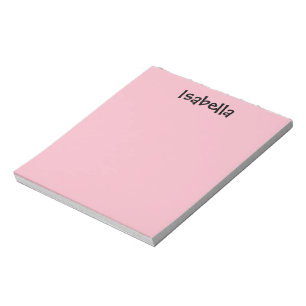 Pink Personalised Notepad