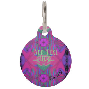 Pink Pet Tag