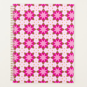Pink Petal Mosaic pattern Planner