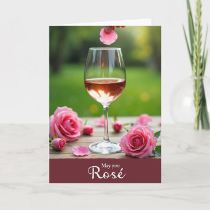 Pink Petal Mothers Day Card