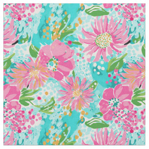 Pink Petal Play Fabric