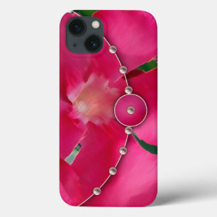 Pink Petals and Pearls iPhone 13 Case