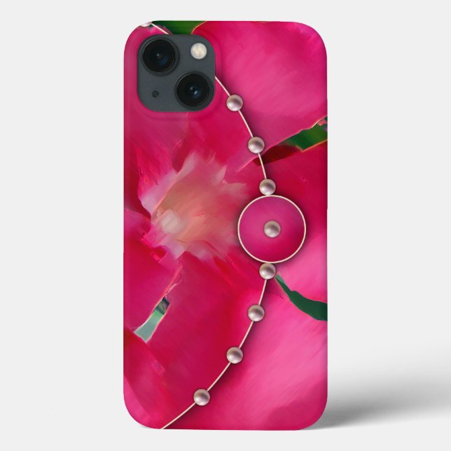 Pink Petals and Pearls Case-Mate iPhone Case (Back)