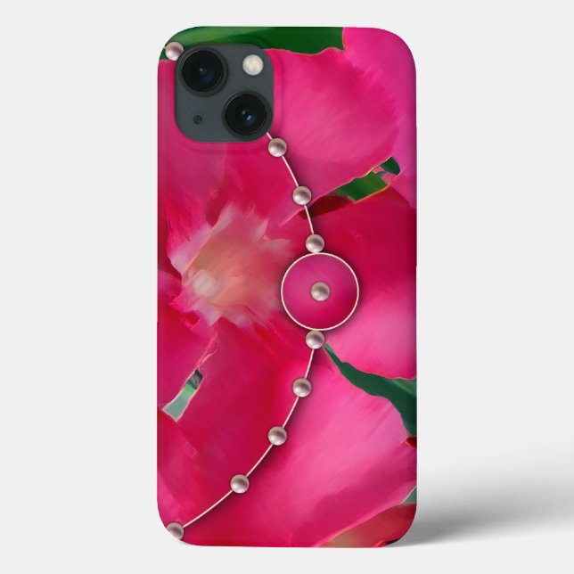 Pink Petals and Pearls Case-Mate iPhone Case (Back)