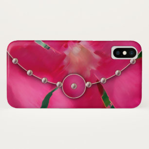 Pink Petals and Pearls iPhone X Case