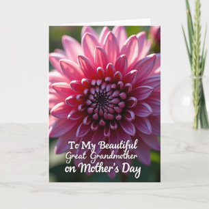 Pink Petals Mothers Love Card