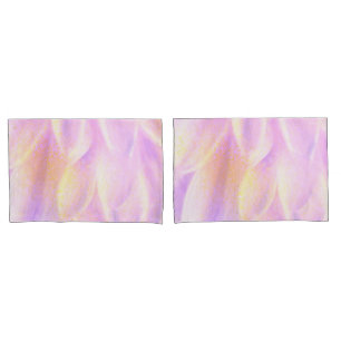 Pink Petals Pair of Standard Size Pillowcases