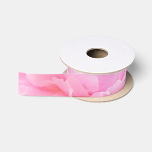 pink petals satin ribbon