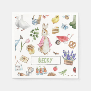 Pink Peter the Rabbit Napkin