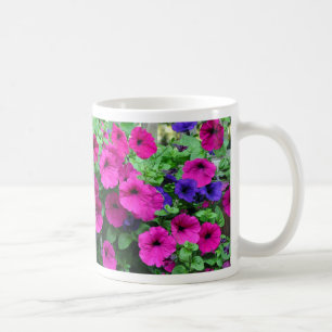 Pink petunia beauty coffee mug