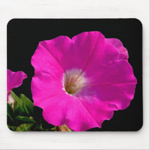 Pink Petunia Flower Mouse Pad