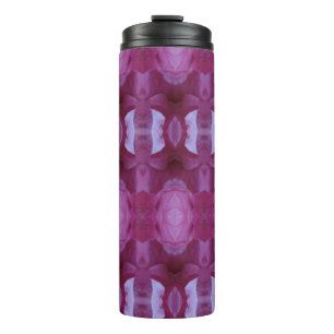 Pink Petunia Ikat Thermal Tumbler