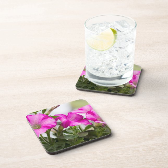 Pink Petunia Passion Coaster (Right Side)