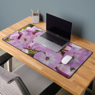 Pink Phlox Flower, Canadian Photography Desk Mat