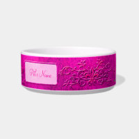 Pink Photo and Name Earthen Fancy Pottery