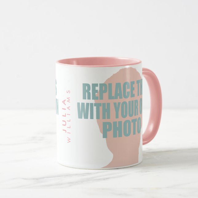 pink photos mug (Front Right)