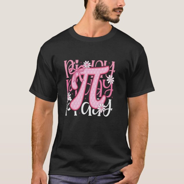 Pink Pi Day T-Shirt (Front)