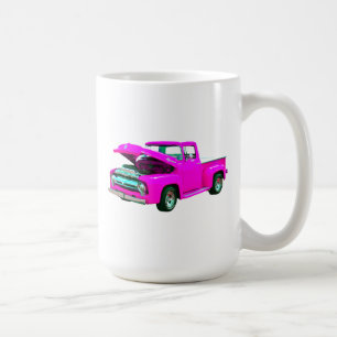 Pink pickup coffee mug