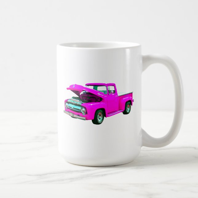 Pink pickup coffee mug (Right)