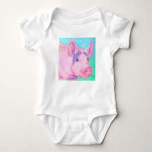 Pink Pig Baby Shirt  - "This Little Piggy"
