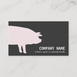 Pink Pig Business Card