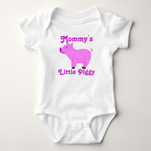 Pink Pig Custom Kids Shirt - Pink Text
