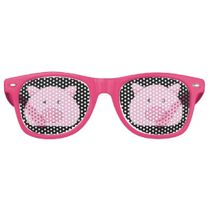 PINK PIG CUTE FUNNY PARTY SUNGLASSES