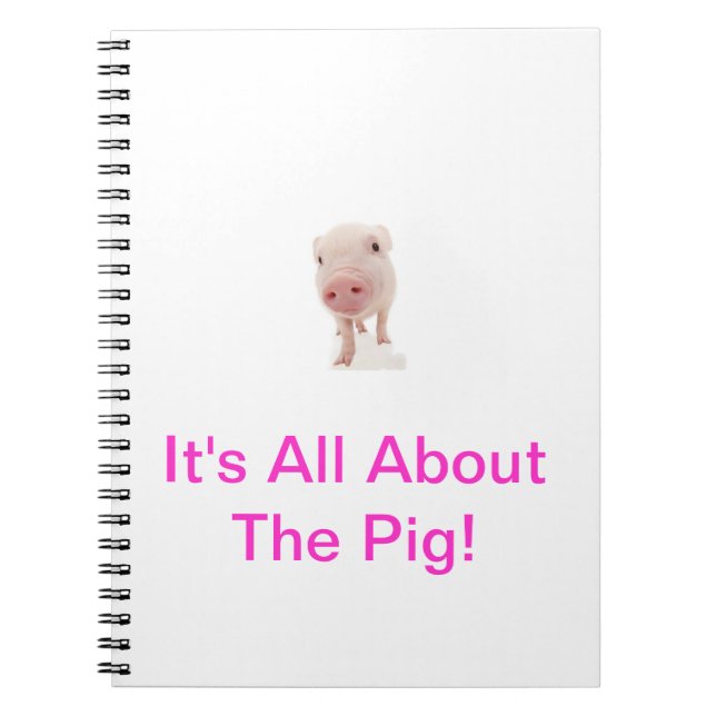 Pink Pig Notebook (Front)
