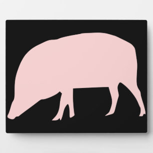 Pink Pig Plaque