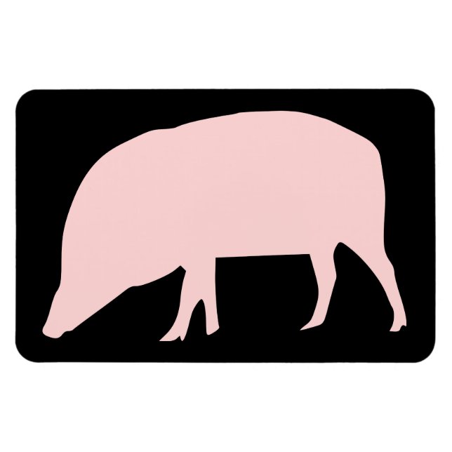 Pink Pig Premium Magnet (Horizontal)
