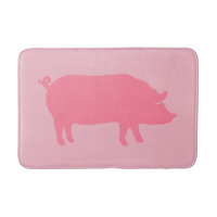 Pink Pig Silhouette