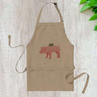 Pink Piggy Bank Apron