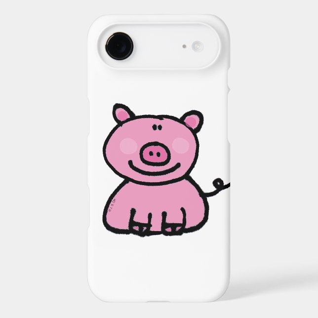 pink piggy Case-Mate iPhone case (Back)