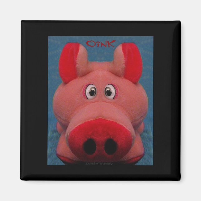 Pink Piggy Magnet (Front)