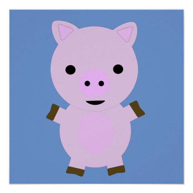 Pink Piggy Poster (Front)