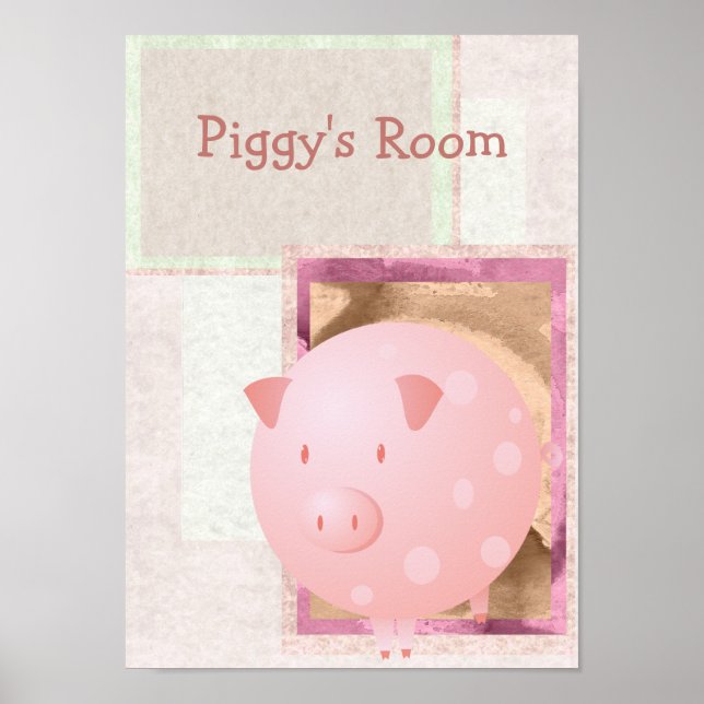 Pink Piggy Poster (Front)