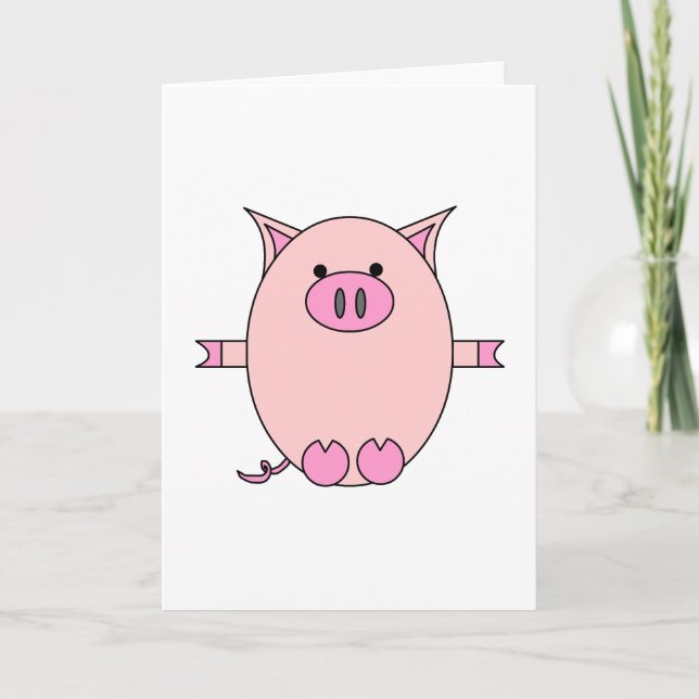 Pink Piggy Power Card (Front)