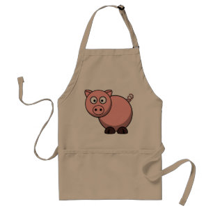 Pink piggy standard apron
