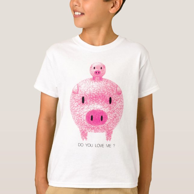 Pink Pigs T-Shirt (Front)