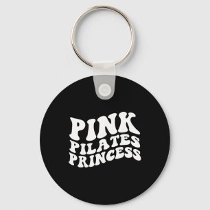 Pink Pilates Princess Aesthetic Mind Body Yoga Wor Key Ring