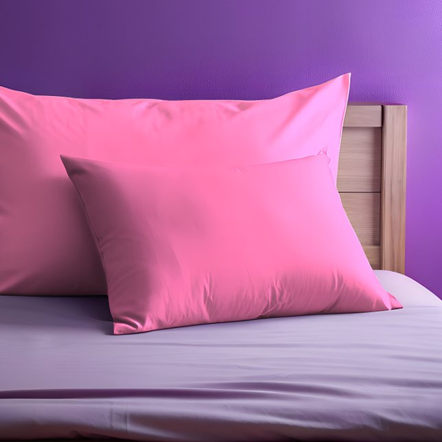 Pink Pillowcase (Pink  Solid Monochrome  Pillowcase)