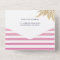 Pink Pineapple Floral Baby Shower & Diaper Raffle