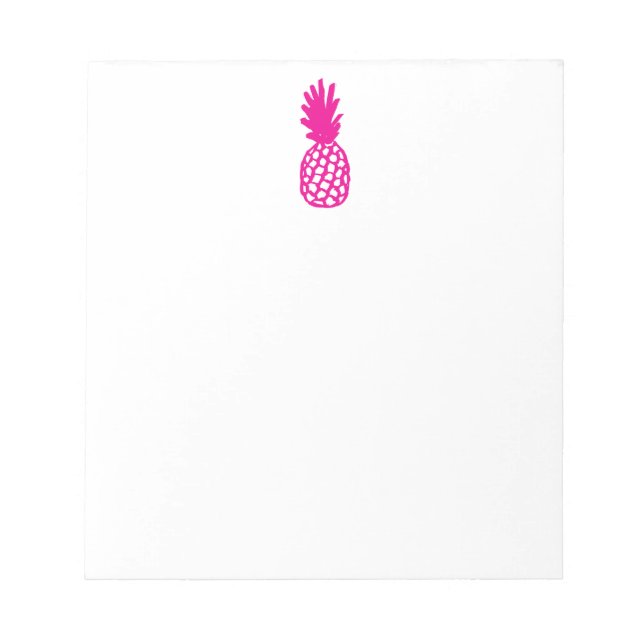 Pink Pineapple Notepad (Front)